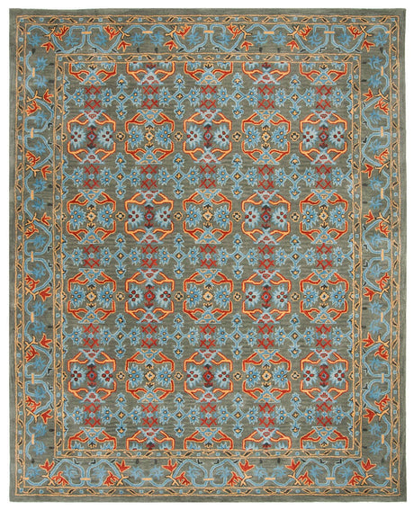 Safavieh Heritage Hg741W Sage / Blue Rugs - Safavieh - hg741w - 6r