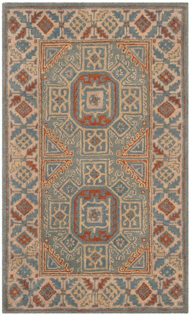 Safavieh Heritage Hg743M Blue / Beige Rugs - Safavieh - hg743m - 6r