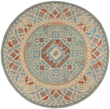 Safavieh Heritage Hg743M Blue / Beige Rugs - Safavieh - hg743m - 6r