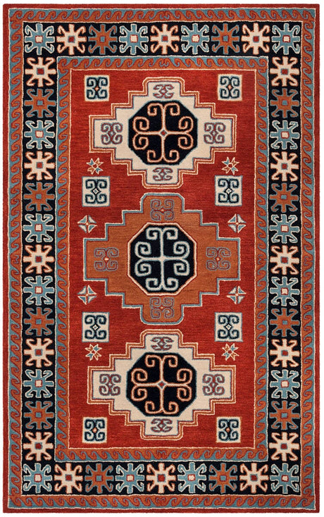 Safavieh Heritage Hg744Q Red / Black Rugs - Safavieh - hg744q - 3
