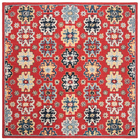 Safavieh Heritage Hg746Q Red / Blue Rugs - Safavieh - hg746q - 6sq