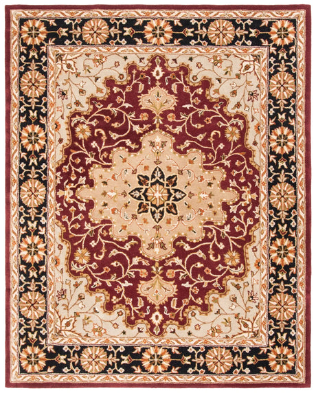 Safavieh Heritage 9'-6" x 13'-6" Rug in Red / Black