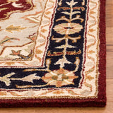 Safavieh Heritage 4'-0" x 6'-0" Rug in Red / Black