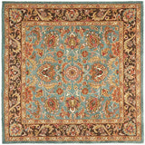 Safavieh Heritage hg812b Blue / Brown Rugs - Safavieh - hg812b - 6sq