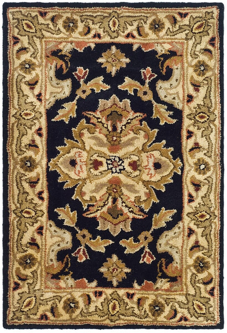 Safavieh Heritage Hg817A Black / Ivory Rugs - Safavieh - hg817a - 4r