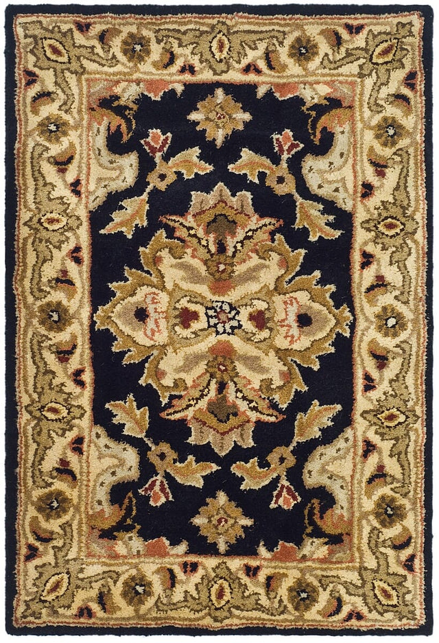 Safavieh Heritage Hg817A Black / Ivory Rugs - Safavieh - hg817a - 4r