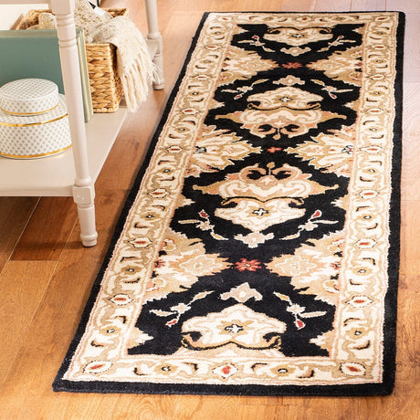 Safavieh Heritage Hg817A Black / Ivory Rugs - Safavieh - hg817a - 6sq