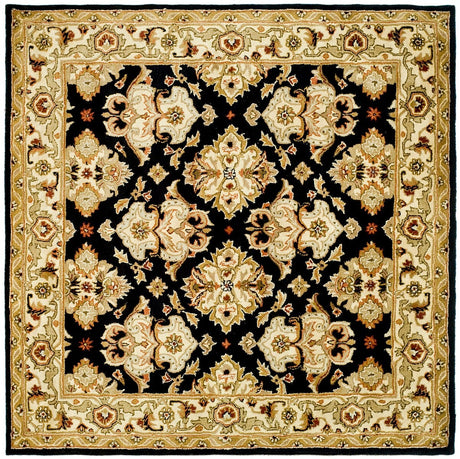 Safavieh Heritage Hg817A Black / Ivory Rugs - Safavieh - hg817a - 6sq