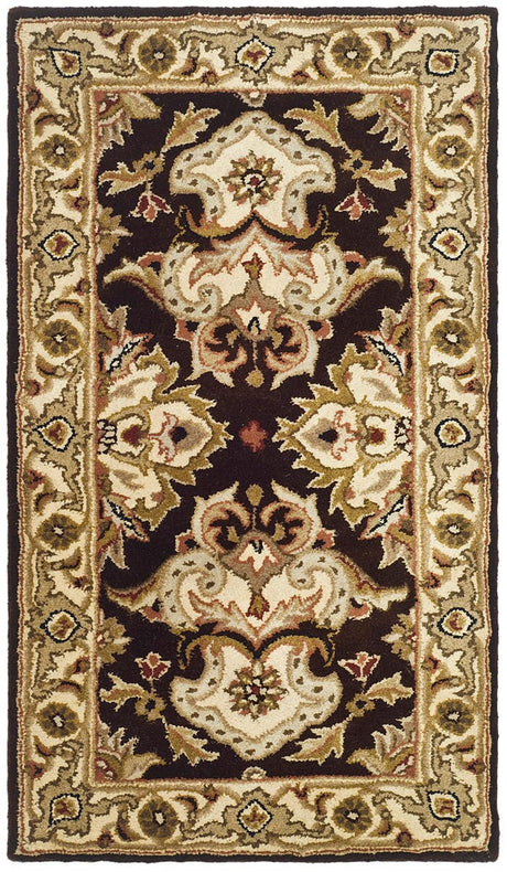 Safavieh Heritage hg817b Espresso / Ivory Rugs - Safavieh - hg817b - 5ov