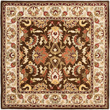 Safavieh Heritage Hg818A Brown / Beige Rugs - Safavieh - hg818a - 6sq