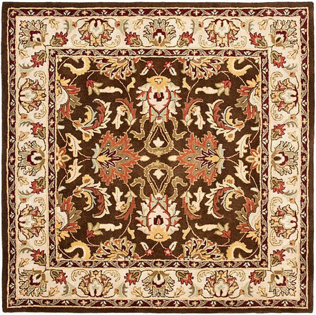 Safavieh Heritage Hg818A Brown / Beige Rugs - Safavieh - hg818a - 6sq