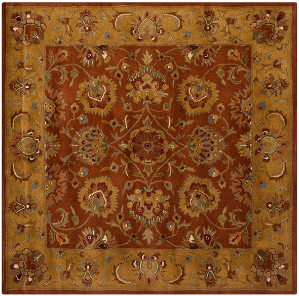 Safavieh Heritage Hg820A Red / Natural Rugs - Safavieh - hg820a - 6sq