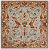 Safavieh Heritage Hg822A Blue / Beige Rugs - Safavieh - hg822a - 6sq