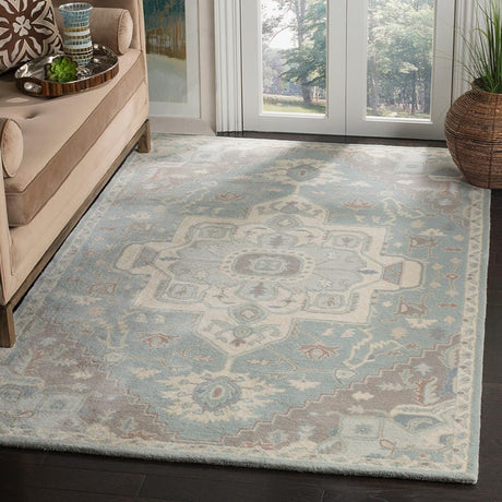Safavieh Heritage Hg823A Blue / Ivory Rugs - Safavieh - hg823a - 3