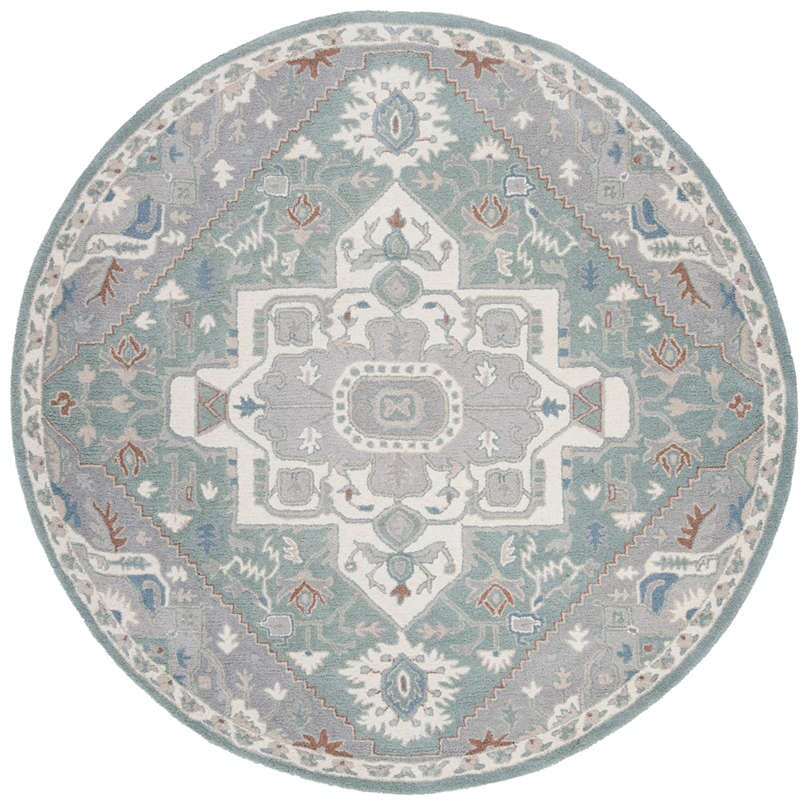 Safavieh Heritage Hg823A Blue / Ivory Rugs - Safavieh - hg823a - 6r