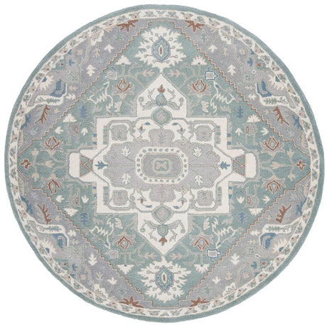 Safavieh Heritage Hg823A Blue / Ivory Rugs - Safavieh - hg823a - 6r