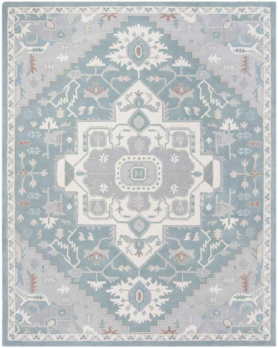 Safavieh Heritage Hg823A Blue / Ivory Rugs - Safavieh - hg823a - 6r