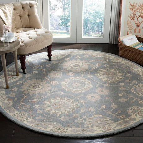 Safavieh Heritage Hg824A Grey / Ivory Rugs - Safavieh - hg824a - 6sq
