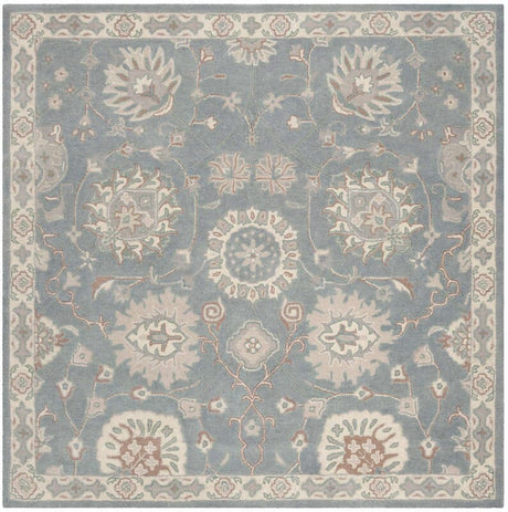 Safavieh Heritage Hg824A Grey / Ivory Rugs - Safavieh - hg824a - 6sq