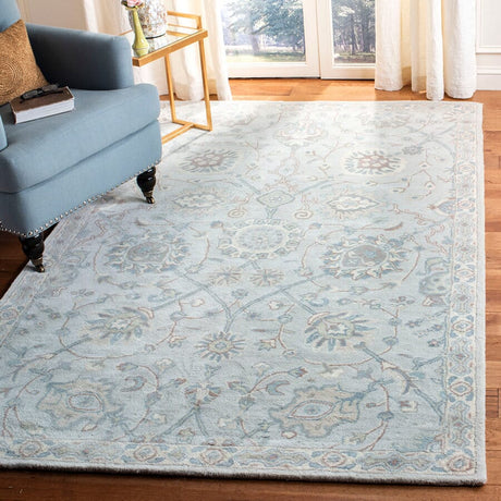 Safavieh Heritage Hg824B Silver / Ivory Rugs - Safavieh - hg824b - 3