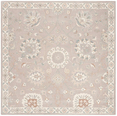 Safavieh Heritage Hg824B Silver / Ivory Rugs - Safavieh - hg824b - 6sq