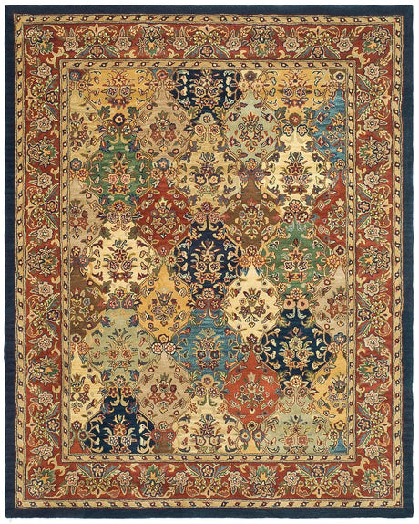 Safavieh Heritage Hg911A Multi/Burgundy Rug - Safavieh - hg911a - 4r