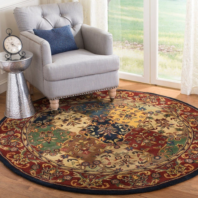 Safavieh Heritage Hg911A Multi/Burgundy Rug - hg911a-4r
