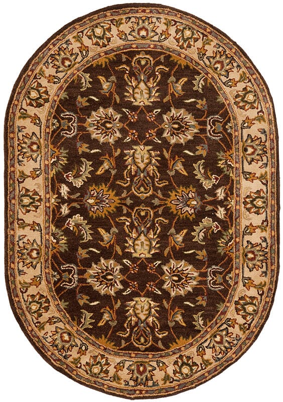 Safavieh Heritage hg912a Brown / Ivory Rugs - Safavieh - hg912a - 5ov