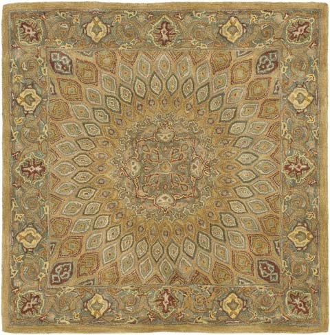 Safavieh Heritage Hg914A Light Brown / Grey Rugs - Safavieh - hg914a - 4sq