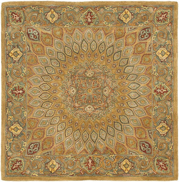 Safavieh Heritage Hg914A Light Brown / Grey Rugs - Safavieh - hg914a - 4sq