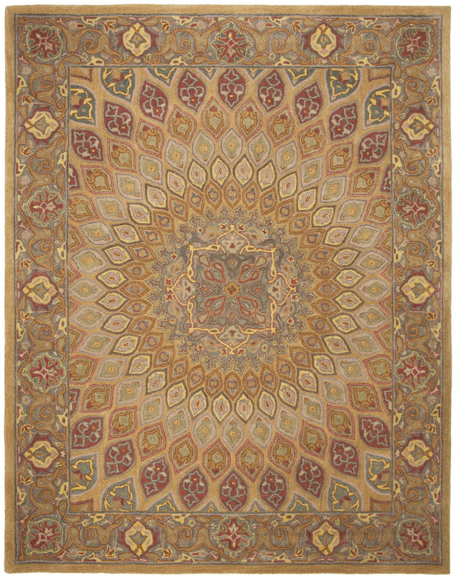 Safavieh Heritage Hg914A Light Brown / Grey Rugs - Safavieh - hg914a - 6