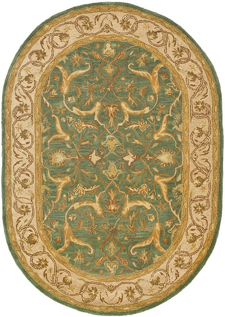 Safavieh Heritage Hg915A Blue / Beige Rugs - Safavieh - hg915a - 5ov
