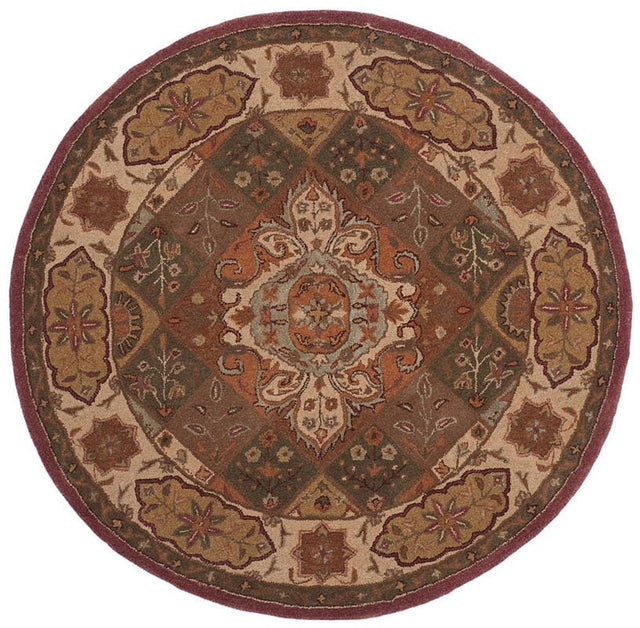 Safavieh Heritage Hg917A Rust / Ivory Rugs - Safavieh - hg917a - 6r