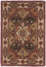 Safavieh Heritage Hg917A Rust / Ivory Rugs - Safavieh - hg917a - 6r