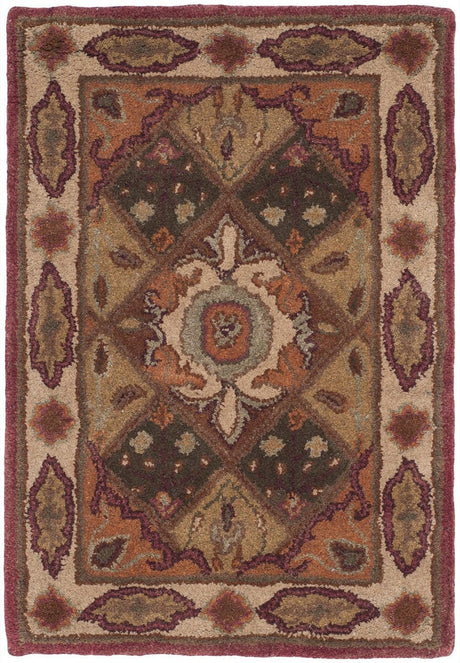 Safavieh Heritage Hg917A Rust / Ivory Rugs - Safavieh - hg917a - 6r