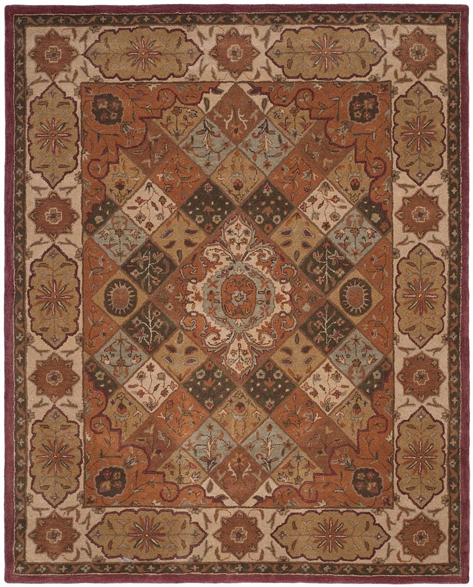 Safavieh Heritage Hg917A Rust / Ivory Rugs - Safavieh - hg917a - 6r