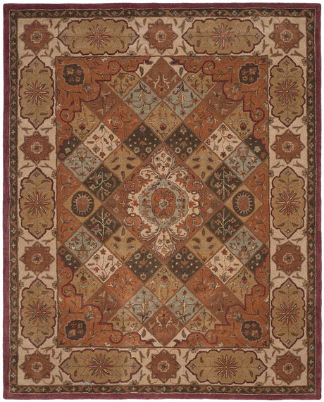 Safavieh Heritage Hg917A Rust / Ivory Rugs - Safavieh - hg917a - 6r