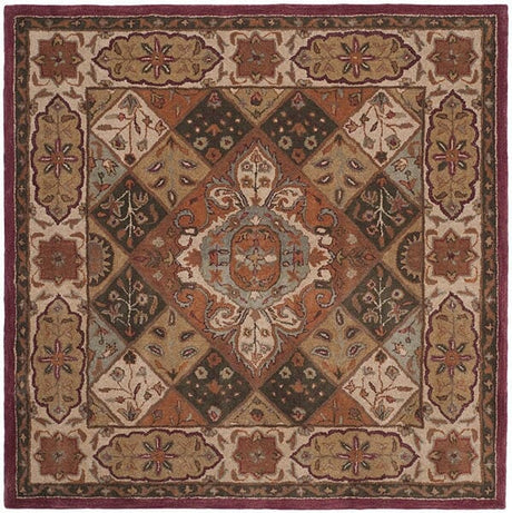 Safavieh Heritage Hg917A Rust / Ivory Rugs - Safavieh - hg917a - 6sq