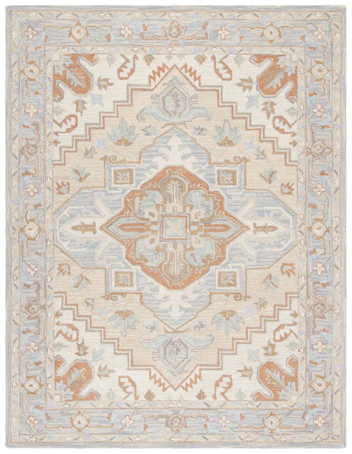 Safavieh Heritage Hg920B Beige/Grey Rug - Safavieh - hg920b - 6r
