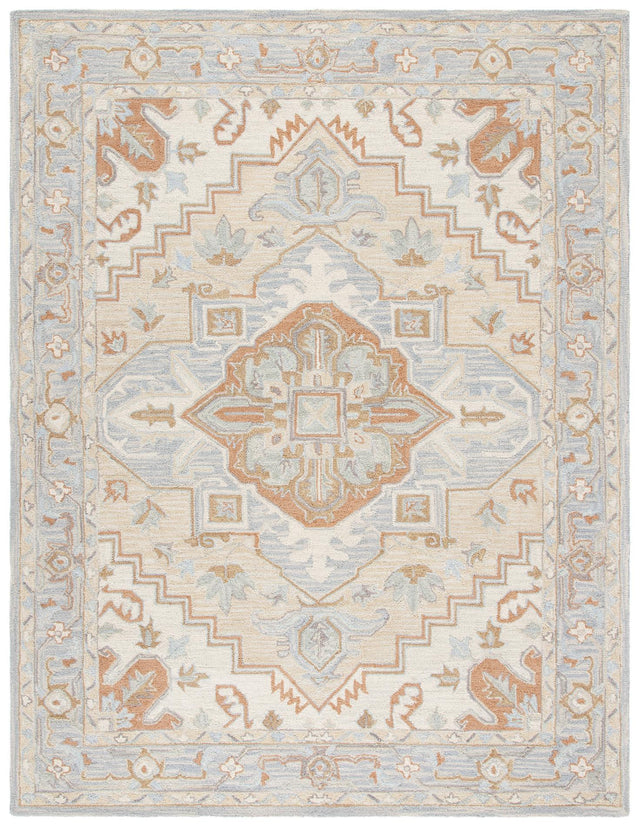 Safavieh Heritage Hg920B Beige/Grey Rug - Safavieh - hg920b - 6r