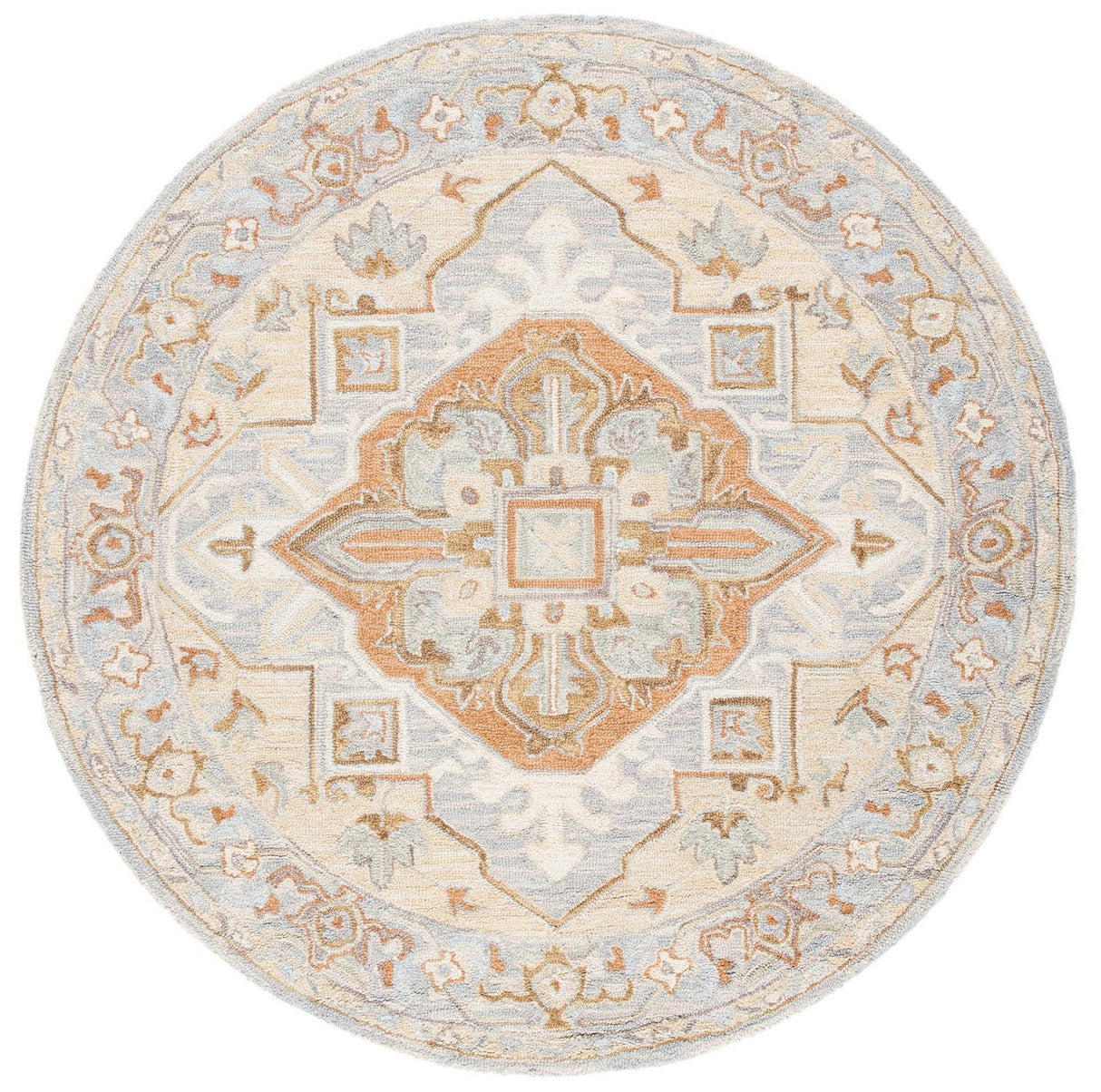 Safavieh Heritage Hg920B Beige/Grey Rug - Safavieh - hg920b - 6r