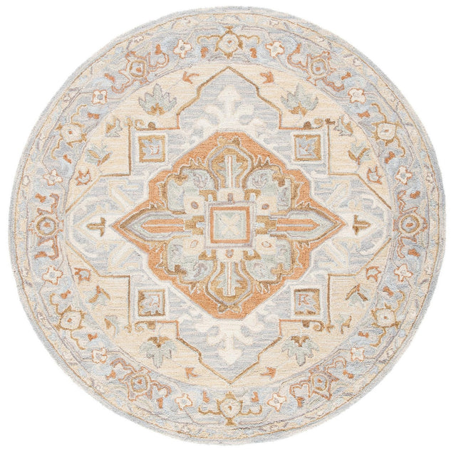 Safavieh Heritage Hg920B Beige/Grey Rug - Safavieh - hg920b - 6r
