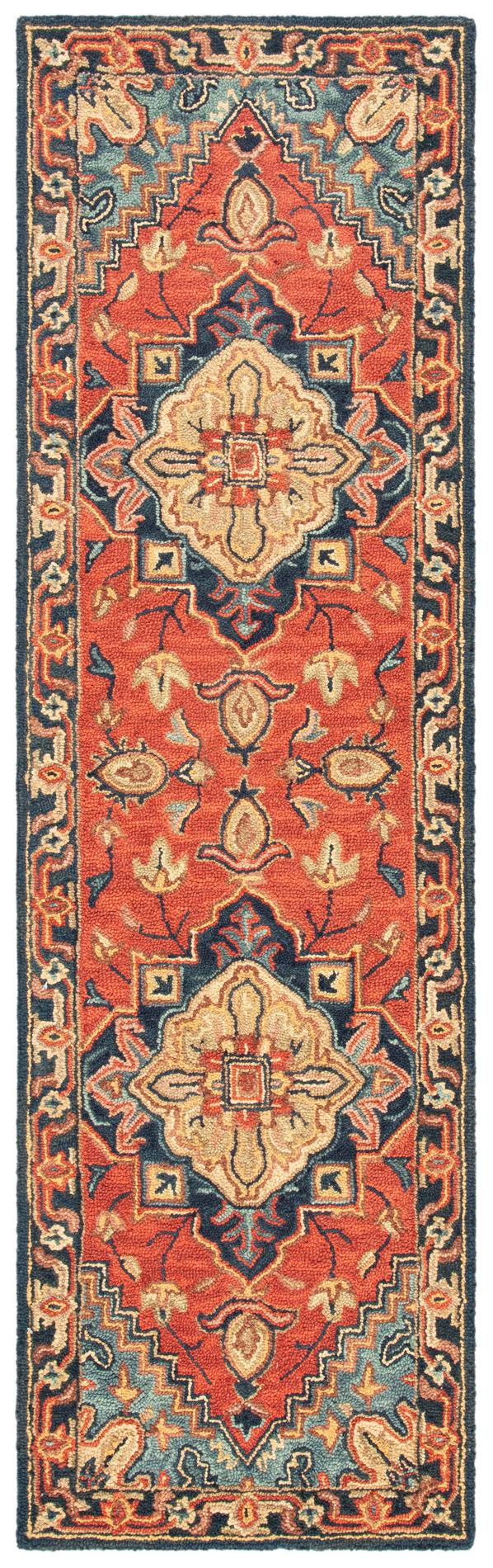 Safavieh Heritage Hg920Q Red/Navy Rug - Safavieh - hg920q - 28