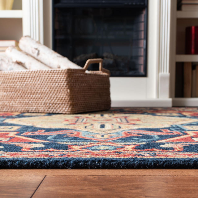 Safavieh Heritage Hg920Q Red/Navy Rug - Safavieh - hg920q - 6r