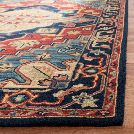 Safavieh Heritage Hg920Q Red/Navy Rug - Safavieh - hg920q - 6r