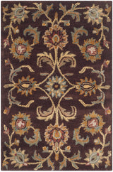 Safavieh Heritage Hg921A Brown / Gold Rugs - Safavieh - hg921a - 6r