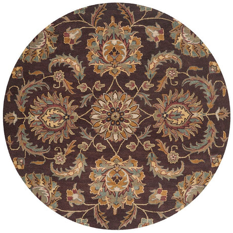 Safavieh Heritage Hg921A Brown / Gold Rugs - Safavieh - hg921a - 6r
