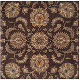 Safavieh Heritage Hg921A Brown / Gold Rugs - Safavieh - hg921a - 6sq