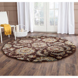 Safavieh Heritage Hg921A Brown / Gold Rugs - Safavieh - hg921a - 6sq