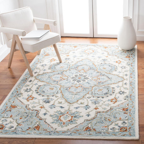 Safavieh Heritage Hg922A Ivory/Blue Rugs - Safavieh - hg922a - 3